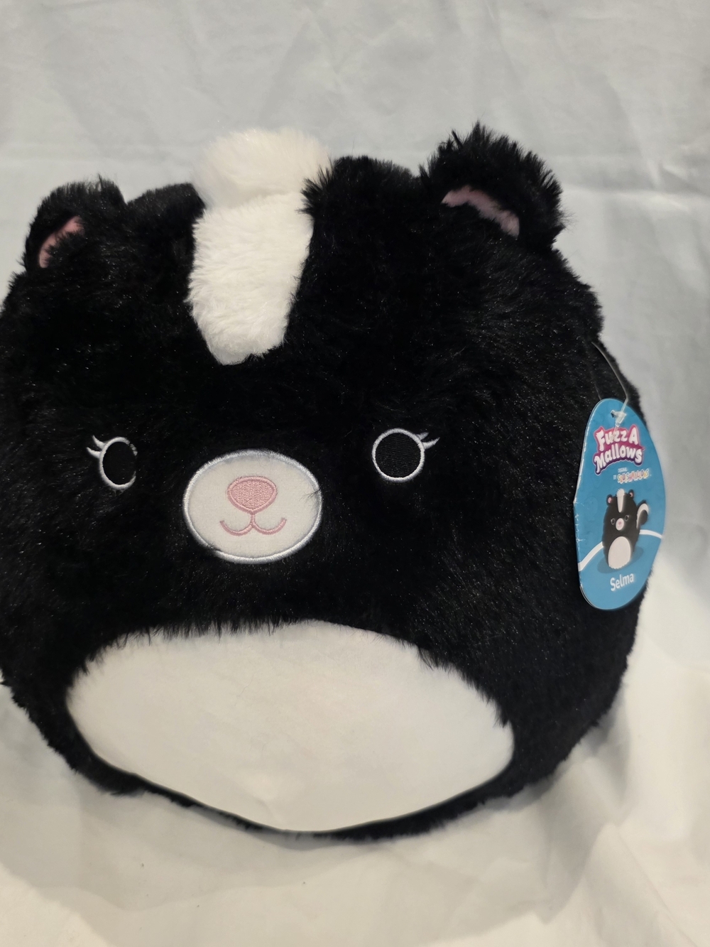 KellyToy Squishmallows Selma Skunk Fuzz A Mallow 14” Plush Stuffed Animal NWT